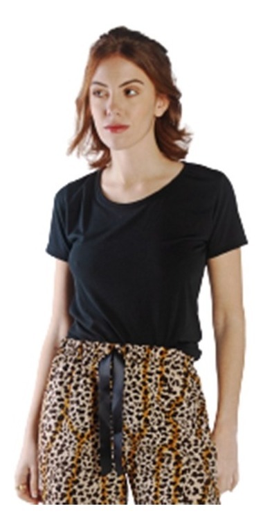 Pijama De Mujer  Verano Remera Y Short Print Maria Pia 481