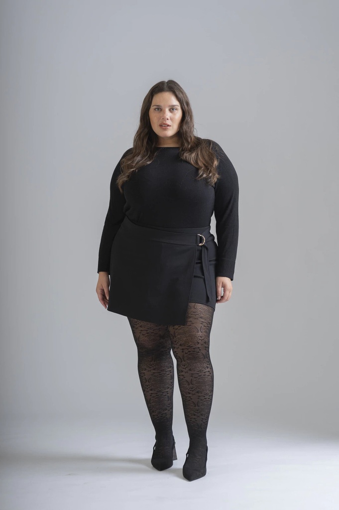 Panty Fantasia Con Diseño Dibujos Medias Eden Mora 2433