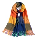Bufanda Pashmina Chalina Ruana Cuadrille Colores Divina 6000