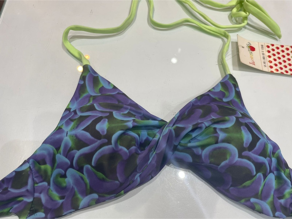 Corpiño Bikini Torzado  Estampado La Caprichosa 1036