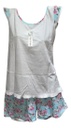 Pijama De Mujer Musculosa + Short Verano Algodon Ferz 828397