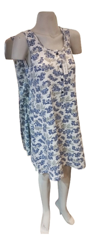 Camison De Verano Algodon Estampado Marcela Ferz 827443