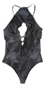 Malla Traje De Baño Volados Body Batik Colaless Valus Nadine Negro 2j M-2